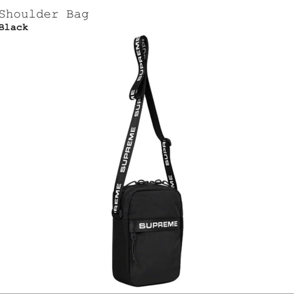 NEW FW22 SUPREME SHOULDER BAG ‘Black’
